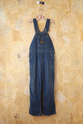 Vintage Dee Cee Denim Overalls in vintage-denim