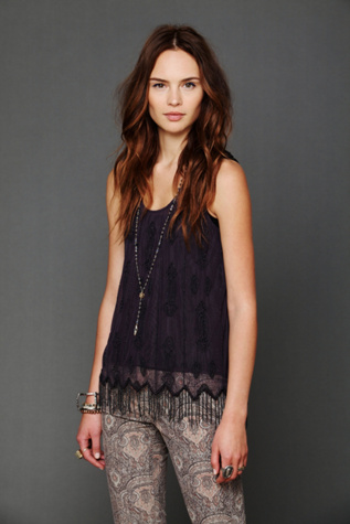 Beaded Fringe Flapper Tank