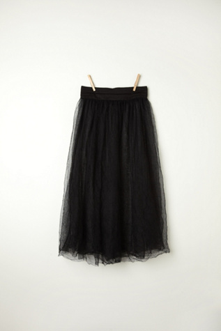 Raw Tulle Skirt in intimates-slips-and-bloomers-slips