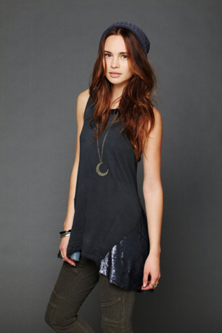 We The Free Rock And Roll Sequins Tunic