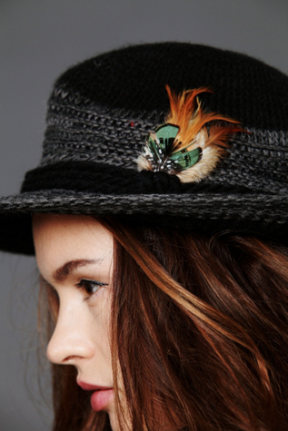 Feather Trim Fedora