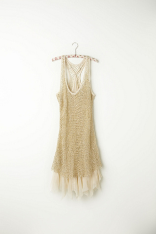 Golden Enchantment Slip Dress