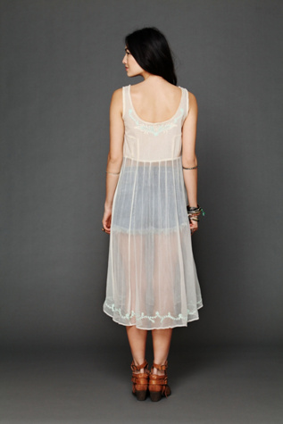 Simply Sheer Embroidered Maxi