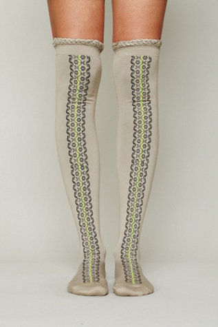 Daisy Trail Tall Sock