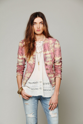 Printed Blazer