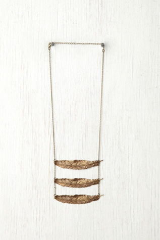 Feather Breastplate Necklace