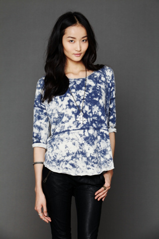 Foam Wash 3/4 Sleeve Top