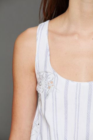 Ivory/Blue