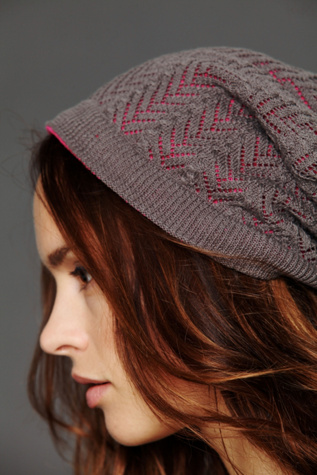 Twist Watch Slouch Beanie