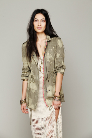Free People Embroidered Parka in Parkas
