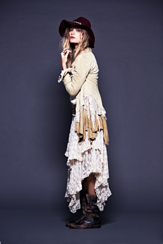 Lacey Inset Suede Jacket