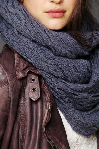 Oval Stitch Infinity Scarf