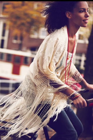 Headed West Embroidered Poncho