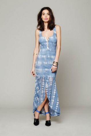Washed Out Textured Maxi
