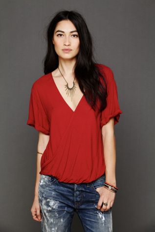 Solid Wrap Top