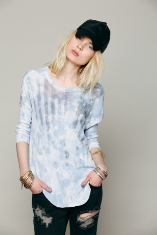 We The Free Washed Graphic Top