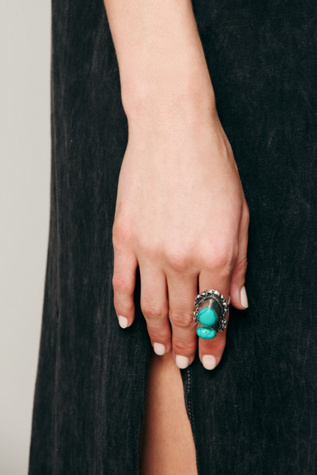 Double Indian Stone Ring