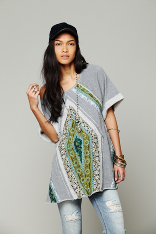 Patchwork Meadow Tunic in sale-new-sale