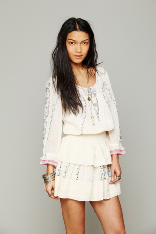 Free People Victorian Embroidered Dress in crochet-dresses