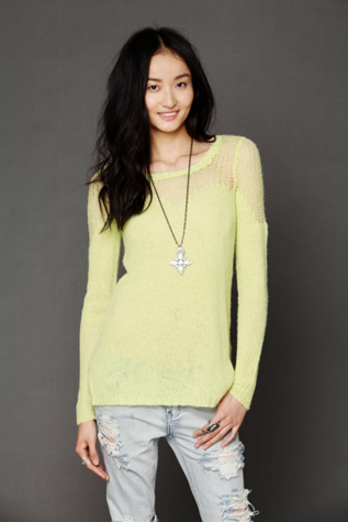 Mesh Sweetheart Tunic in sale-sale-sweaters