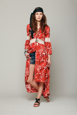 Printed Maxi Tunic 