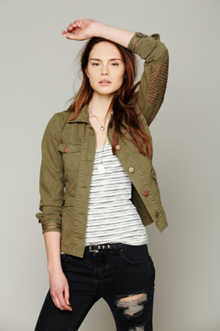 Studded Elbow Jacket