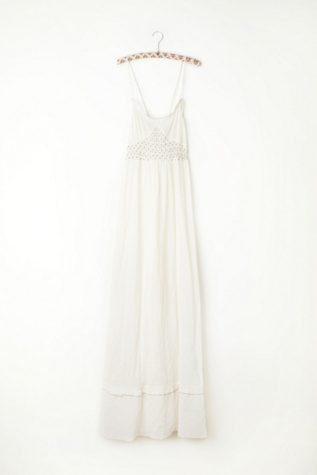 Smocked Gauze Sleep Dress in fp-body