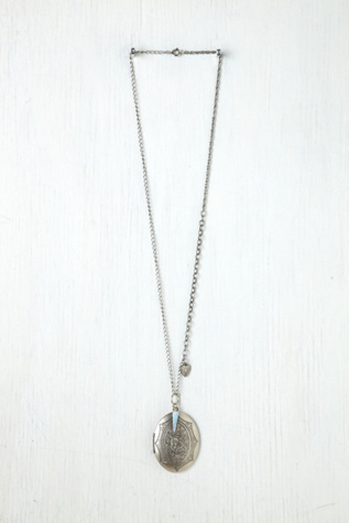 Silver Rose Locket