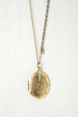 Gold Rose Locket