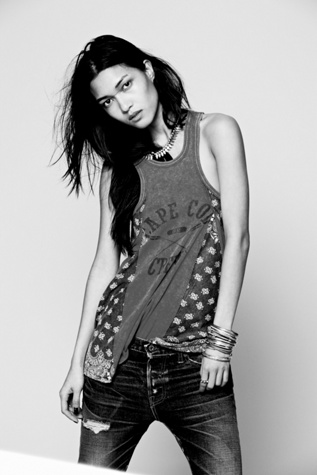 We The Free Graphic Bandana Tank in clothes-tops-graphic-tees