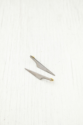 Rhodium Spike Stud