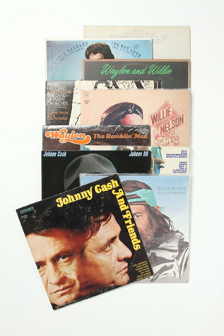 Vintage “The Highwaymen" Collection of Records in vintage-loves-objects