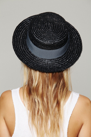 Straw Boater Hat