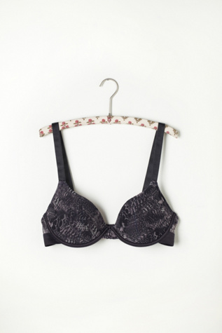 Printed Mesh Molded Demi in intimates-bras