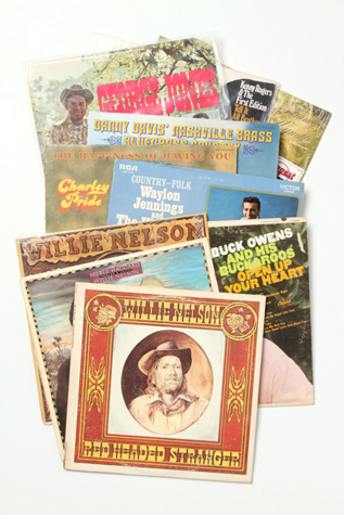 Vintage "Country" Collection of Records in vintage-loves-objects