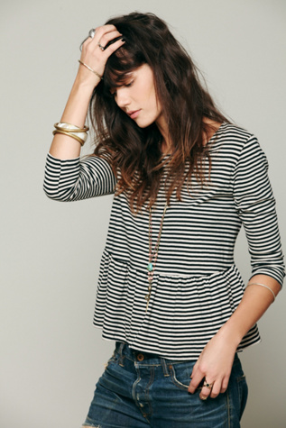 Black/Ivory Stripe