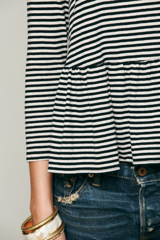 Black/Ivory Stripe