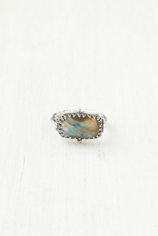 Rectangle Stone Ring