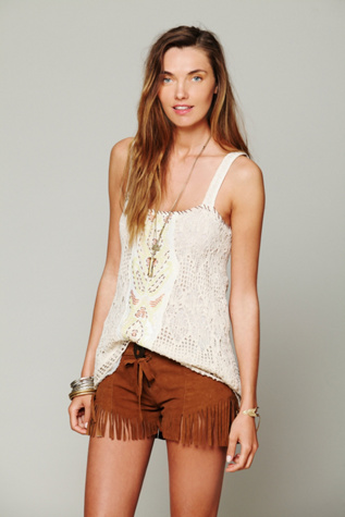 One Teaspoon  Morrison Fringe Short in Shorts