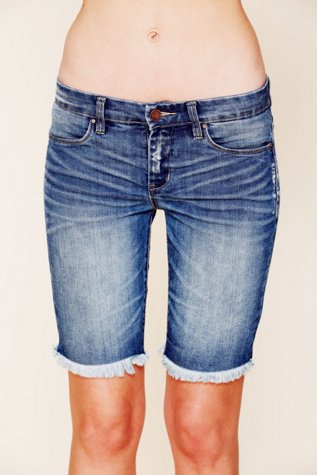 Denim Biker Short