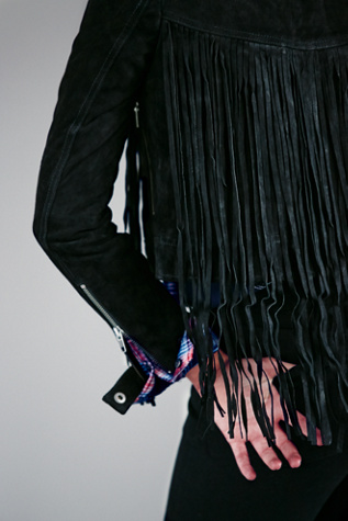 Fringe Suede Jacket