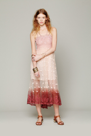 Tralala Embroidered Mesh Maxi in sale-new-sale