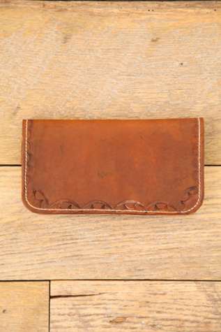 Vintage Duo Fold Leather Wallet in bags