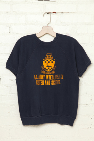 Free People Vintage U.S. Army Sweatshirt in Vintage-Tops