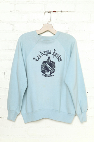Free People Vintage Tau Kappa Epsilon Sweatshirt in Vintage-Tops