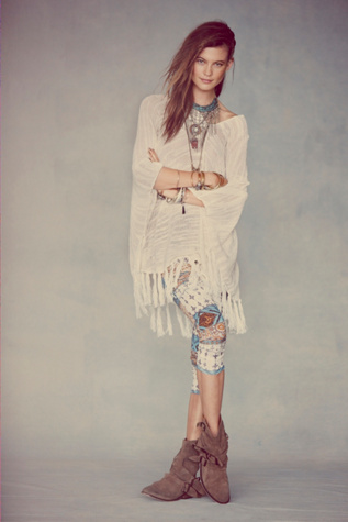 Slub Poncho in current-catalog