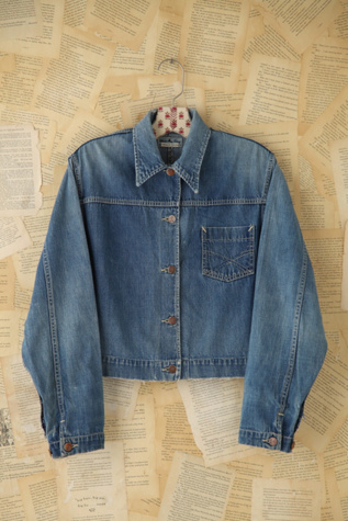 Free People Vintage Blue Denim Jacket in vintage-jeans