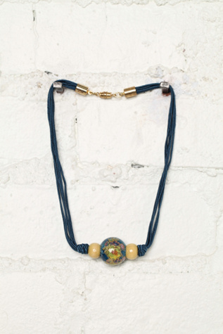 Free People Vintage Bead and Chord Necklace in Vintage-Jewelry