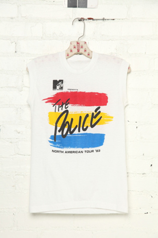 Vintage The Police 1983 Tour Tank in Vintage-Loves-vintage-tees