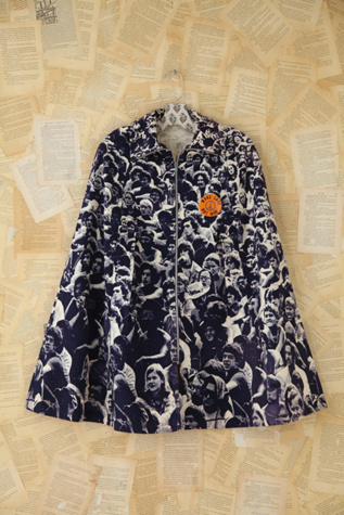 Free People Vintage People Printed Poncho in vintage-jackets